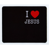 Коврик для мыши - I love Jesus