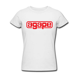 Футболка женская "Agape", белая, размер S