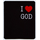 Коврик для мыши - I love God