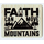 Коврик для мыши 22х18см - Faith can move mountains