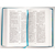 Библия каноническая (12х18,5см, гибкая обл., бирюзовый, серебряный обрез, 2 закладки)