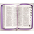 Библия каноническая (12х19см, фиолетовая кожа, солнце, серебряный обрез, индексы, молния, 2 закладки)