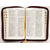 Библия (18х24 см, натуральная кожа, темно-бордовый с прожилками, надпись "Библия" с вензелем, молния, золотой обрез, индексы, 2 закладки, слова Иисуса выделены жирным, крупный шрифт)