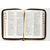 Библия (18х24 см, натуральная кожа, коричневый пятнистый, надпись "Библия" с вензелем, молния, золотой обрез, индексы, 2 закладки, слова Иисуса выделены жирным, крупный шрифт)