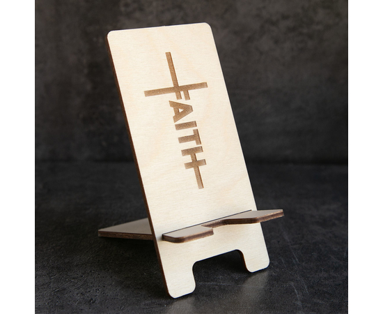 Подставка для телефона - Faith крест (вера)