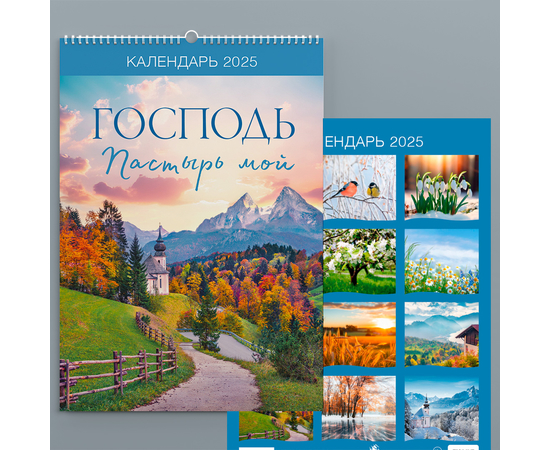 Календарь настенный перекидной на пружине на 2025 год - Мудрость Божьего творения