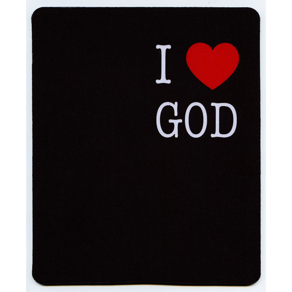 Коврик для мыши - I love God