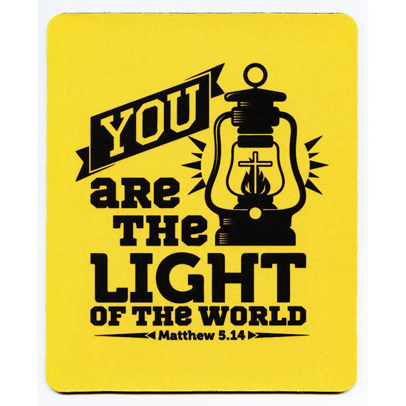Коврик для мыши 22х18см -  You are the light of the world