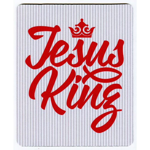 Коврик для мыши 22х18см - Jesus King