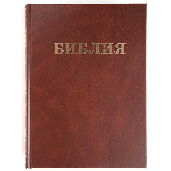 Библия семейная большая (20×28 см, коричневый, тв. обл., крупный шрифт)