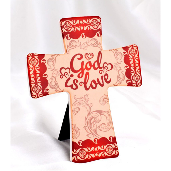 Крест керамический - God is love